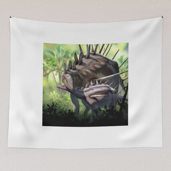 Item preview, Kentrosaurs cuddling  designed and sold by Paleo-parallax.