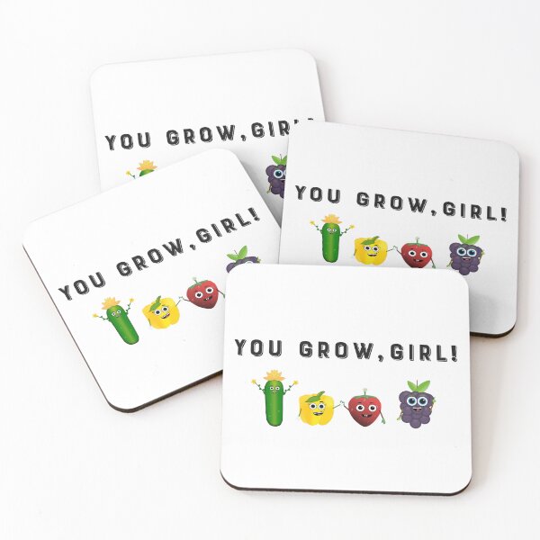 Item preview, You Grow Girl: Adorable Fruit & Veggie Empowerment designed and sold by PlantPeepsshop.