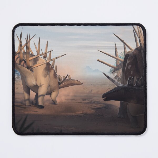 Item preview, Kentrosaurs fighting  designed and sold by Paleo-parallax.