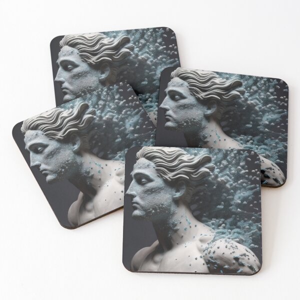 Item preview, Ancient muscular Greek statue falling apart designed and sold by RK - Shop.