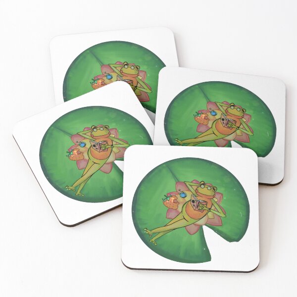 Item preview, Lily Pad Time - Relaxing Frog Reading a Book designed and sold by GoodToad.