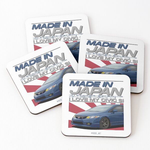 Item preview, Civic - Made In Japan Blue designed and sold by kuyoart.