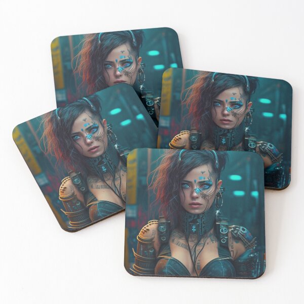 Item preview, Cyberpunk Amazon designed and sold by JynnxedOne.