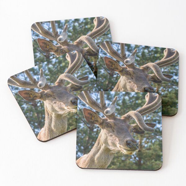Item preview, Portrait of a majestic red deer designed and sold by AlbertMi.