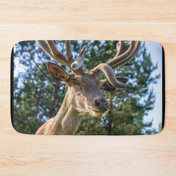 Item preview, Portrait of a majestic red deer designed and sold by AlbertMi.