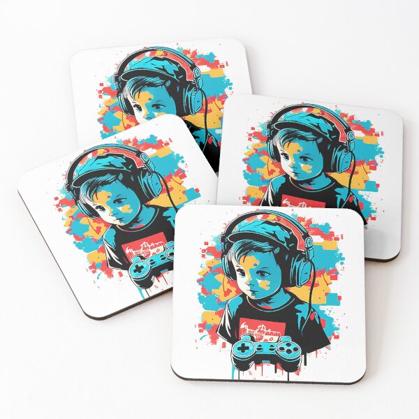 Item preview, Colorful gamer kid -  Cool gaming design designed and sold by Theresthisthing.