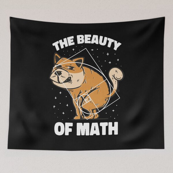 Item preview, Funny Golden Ratio Fibonacci Math Dog  designed and sold by MrEddie10.