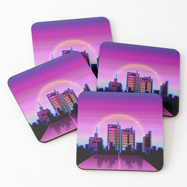 Item preview, Synthwave City Skyline designed and sold by novius.