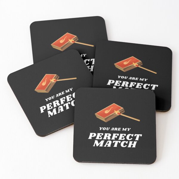 Item preview, Perfect Match You Are My Perfect Match | Dark Background designed and sold by embaarc.