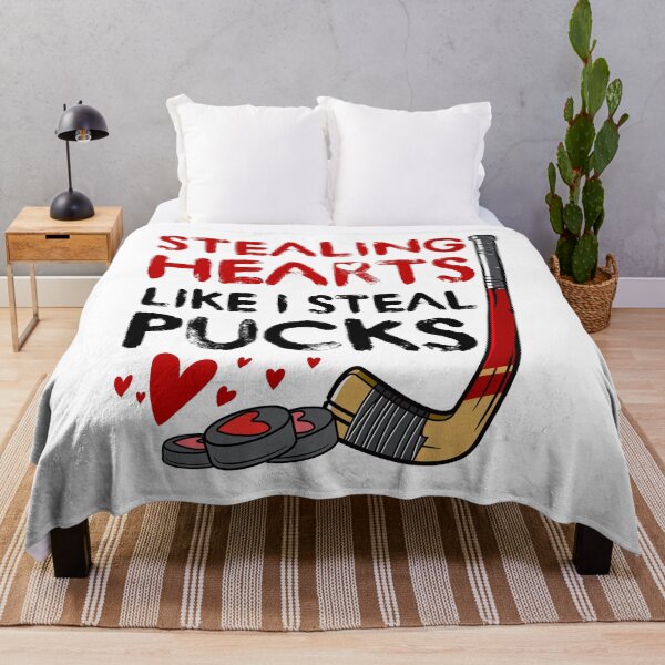 Item preview, Stealing Hearts Like I Steal Pucks Ice Hockey designed and sold by iliasjeff.