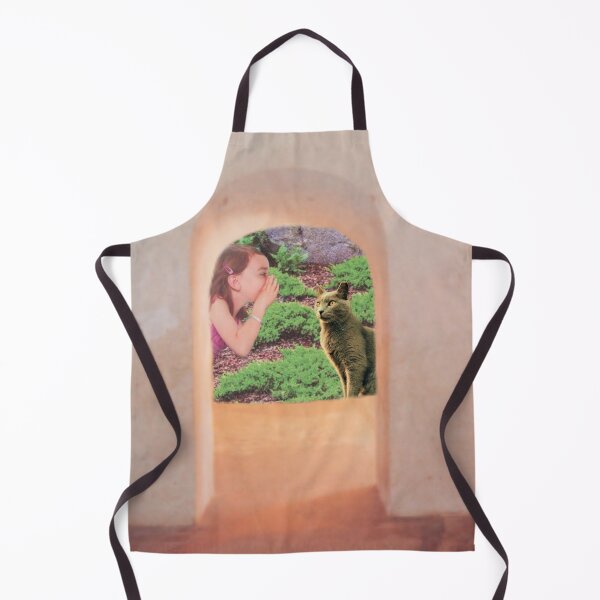 Item preview, Telling Secrets to My Cat designed and sold by MoreCollageArt.