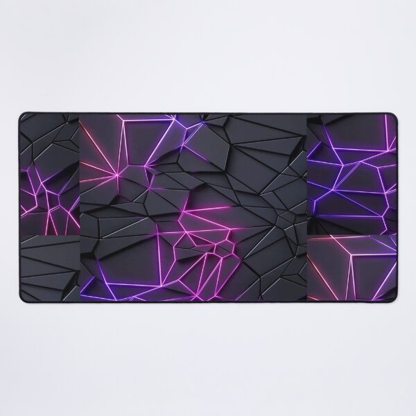 Item preview, id66-2, Navy and Pink Shine, three-dimensional, crystal and broken glass, geometric pattern, leon light design, Gray tones, Color Leon lights, broken particle design designed and sold by bcbutika.