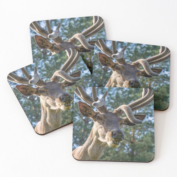 Item preview, Portrait of a majestic red deer designed and sold by AlbertMi.