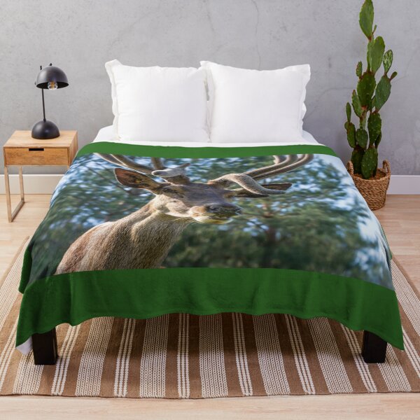 Item preview, Portrait of a majestic red deer designed and sold by AlbertMi.