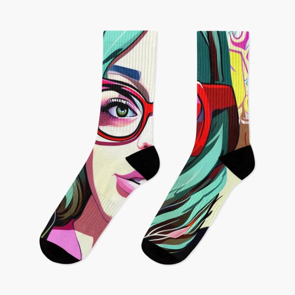 Item preview, Beauty with glasses designed and sold by Laccy.
