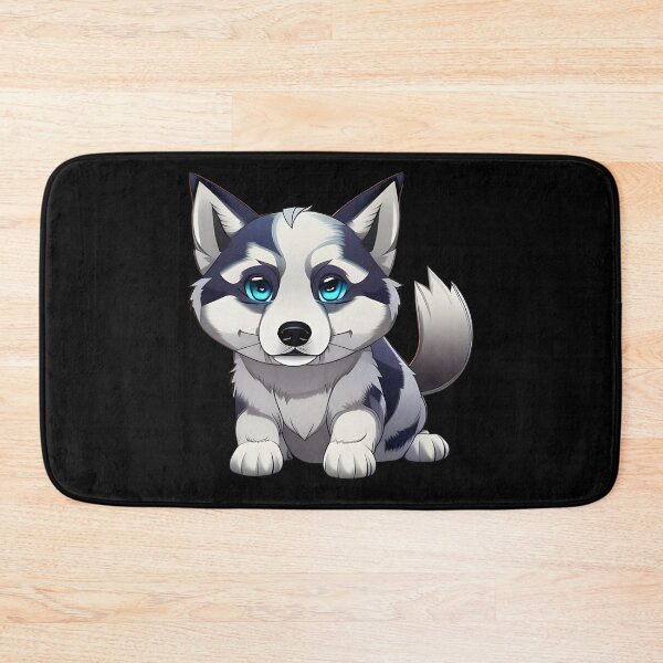 Item preview, Cute husky, cartoon drawing, Ai Generated Art  designed and sold by ACC .