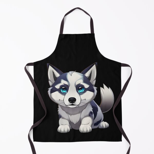 Item preview, Cute husky, cartoon drawing, Ai Generated Art designed and sold by ACC .