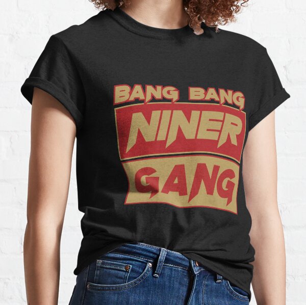 BANG BANG NINER GANG Vintage V-Neck T-Shirt - Customon