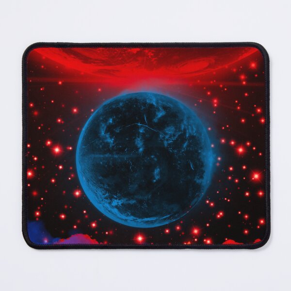 Item preview, red and blue planets designed and sold by Arzu Abbas.