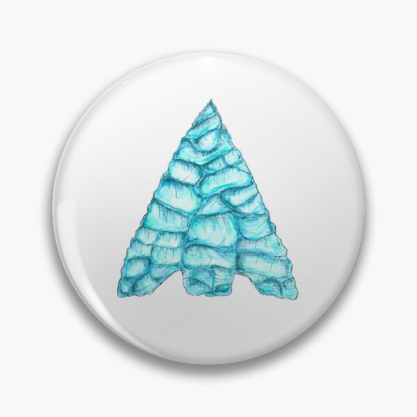 Item preview, Blue Watercolor Arrowhead designed and sold by Trowel-Tales.