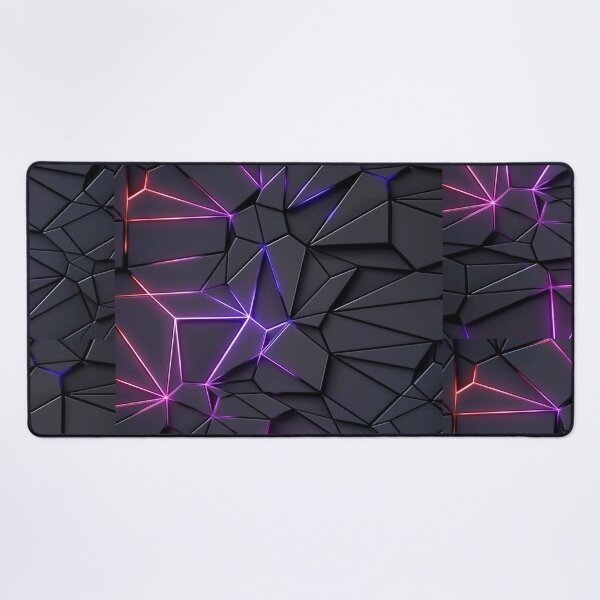 Item preview,  id66-1, Gray Pink Navy Neon shine, three-dimensional, crystal and broken glass, geometric pattern, leon light design, Gray tones, Color Leon lights, broken particle design designed and sold by bcbutika.