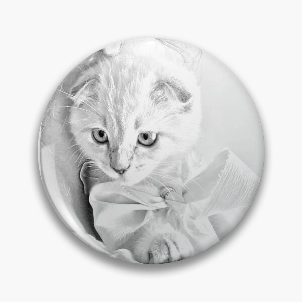 Item preview, Kitten with a bow designed and sold by HeartofDesigns.
