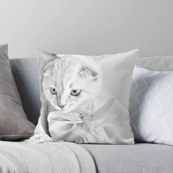 Item preview, Kitten with a bow designed and sold by HeartofDesigns.