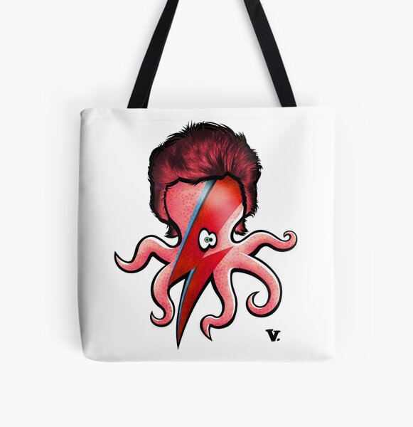 Octopin Sane All Over Print Tote Bag