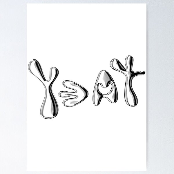 Item preview, Yeat metallic text designed and sold by granitvit.