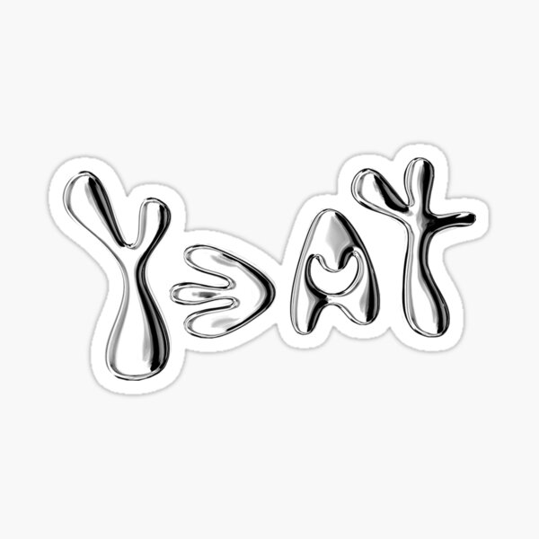 Vista previa del artículo con la obra «Sí texto metálico», diseñado y vendido por granitvit.