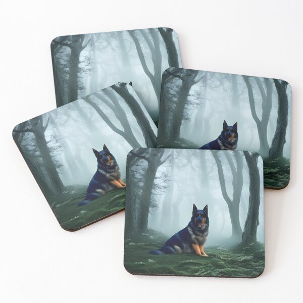 Item preview, German Shepherd in haunted forest. German shepherd mamma. German shepherd momma. designed and sold by Doggymadness.