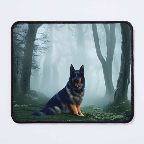 Item preview, German Shepherd in haunted forest. German shepherd mamma. German shepherd momma. designed and sold by Doggymadness.