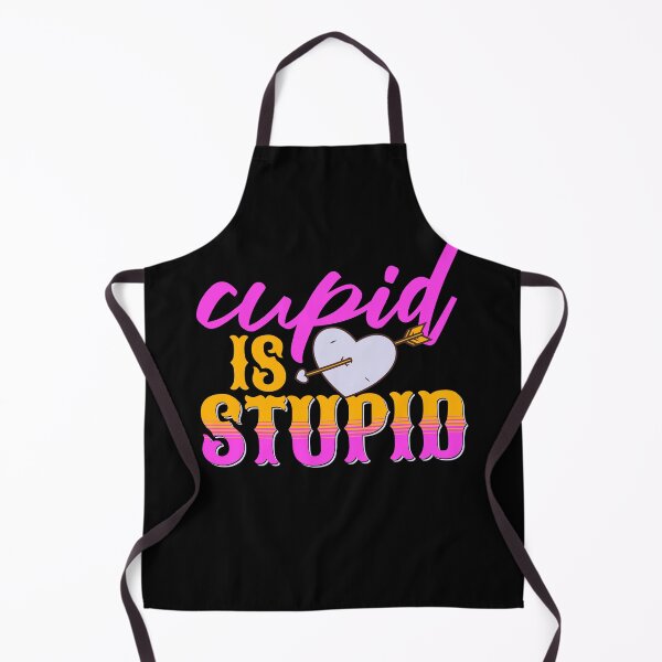 Item preview, Cupid is stupid - Anti-Valentine's designed and sold by EvergreenWhimsy.