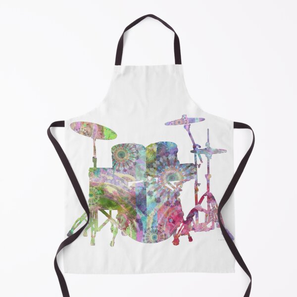 Item preview, Colorful Drum Set Art by Sharon Cummings designed and sold by Sharon Cummings Art.