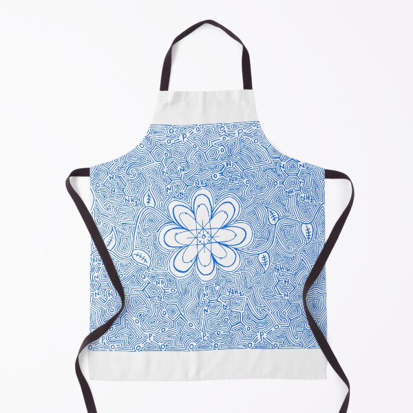 Item preview, Atom Flower (Blue) designed and sold by Astrid Manuel.