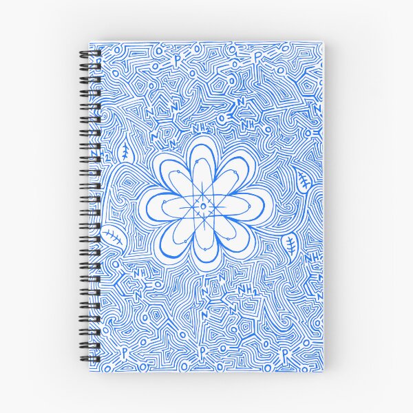Item preview, Atom Flower (Blue) designed and sold by Astrid Manuel.
