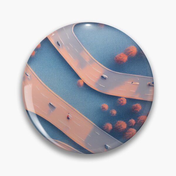 Item preview, Winter Forest with Highway Illustration designed and sold by bryanchvzz.