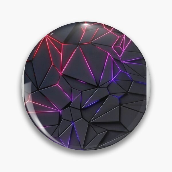 Item preview,  id66-Neon shine, three-dimensional, crystal and broken glass, geometric pattern, leon light design, Gray tones, Color Leon lights, broken particle design designed and sold by bcbutika.
