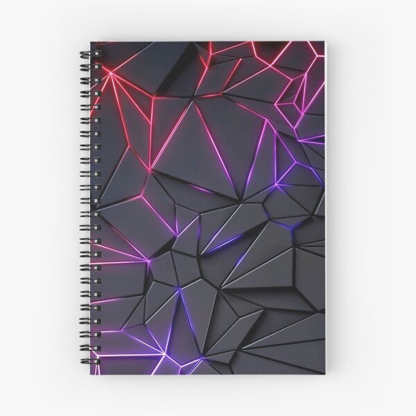 Item preview,  id66-Neon shine, three-dimensional, crystal and broken glass, geometric pattern, leon light design, Gray tones, Color Leon lights, broken particle design designed and sold by bcbutika.