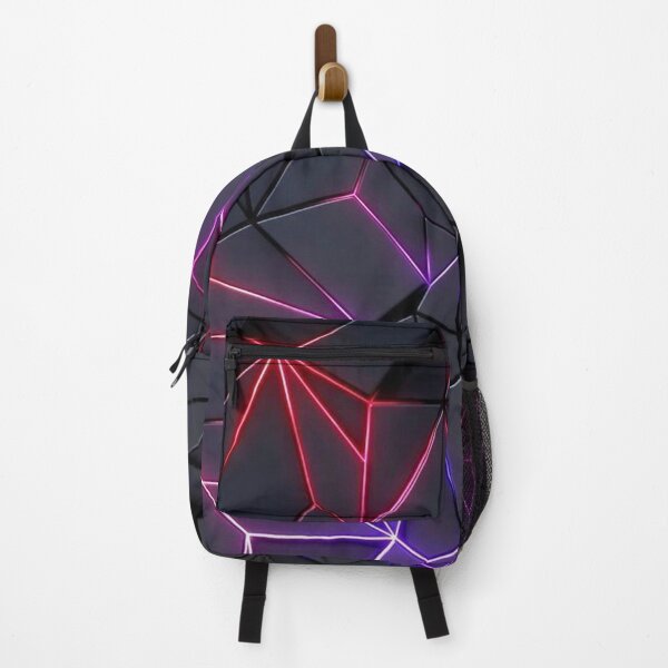 Item preview,  id66-Neon shine, three-dimensional, crystal and broken glass, geometric pattern, leon light design, Gray tones, Color Leon lights, broken particle design designed and sold by bcbutika.