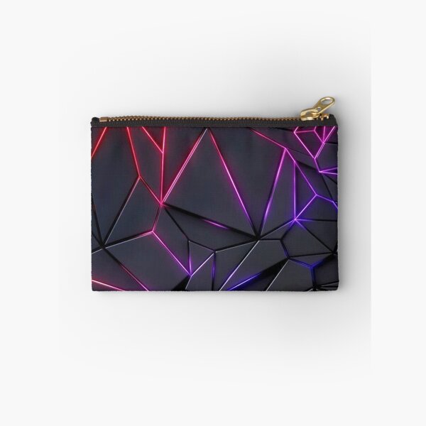 Item preview,  id66-Neon shine, three-dimensional, crystal and broken glass, geometric pattern, leon light design, Gray tones, Color Leon lights, broken particle design designed and sold by bcbutika.