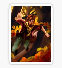 Autumn Personification Illustration Sticker