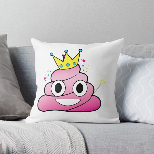 Pink poop outlet emoji pillow