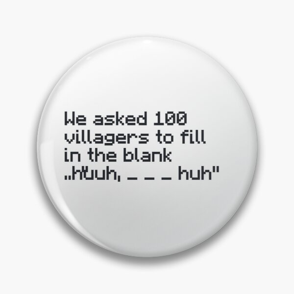 Item preview, Asked 100 villagers designed and sold by jamcaYT.