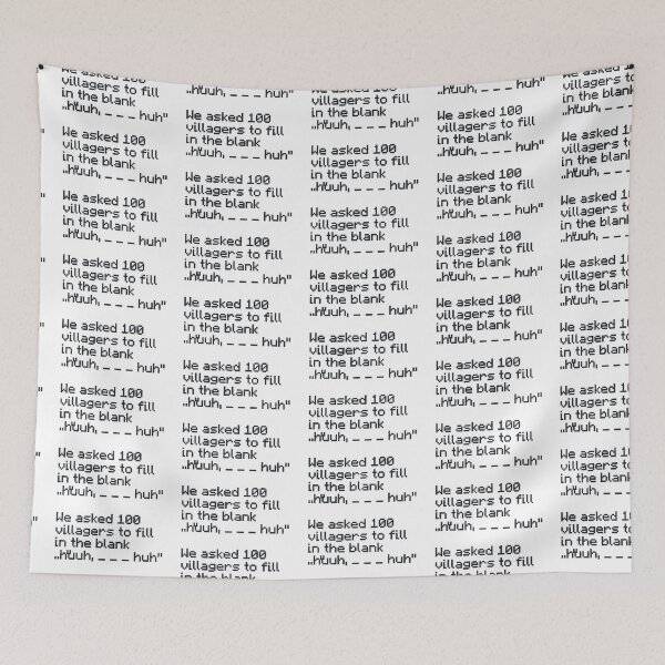 Item preview, Asked 100 villagers designed and sold by jamcaYT.