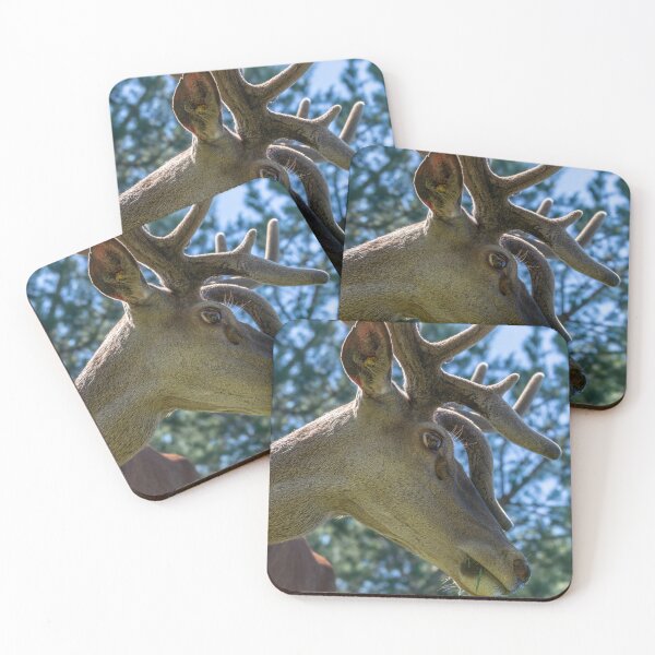 Item preview, Portrait of a majestic red deer designed and sold by AlbertMi.