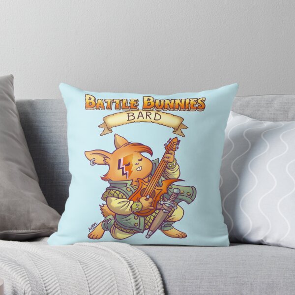Item preview, Battle Bunnies Bardo con logotipo designed and sold by Rubus.