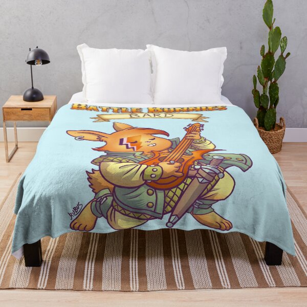 Item preview, Battle Bunnies Bard w Logo designed and sold by Rubus.
