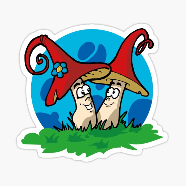 Kawaii Mushroom 05 Sticker