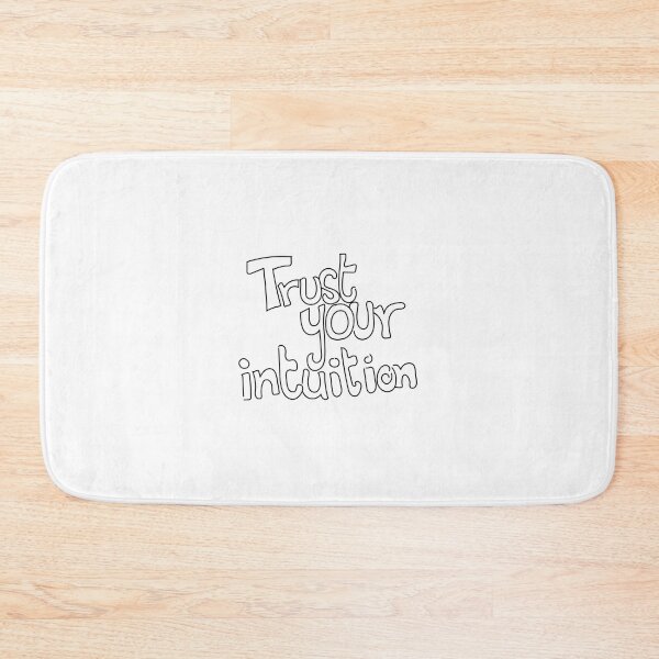 Item preview, trust your intuition calligraphy art designed and sold by aquanour.